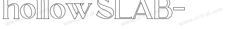 hollow SLAB字体转换 hollow SLAB字体转换
